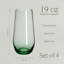over&back Tall Stemless Mouth-Blown Glassware - Set of 4 Drinking Glasses-99312978-99312981