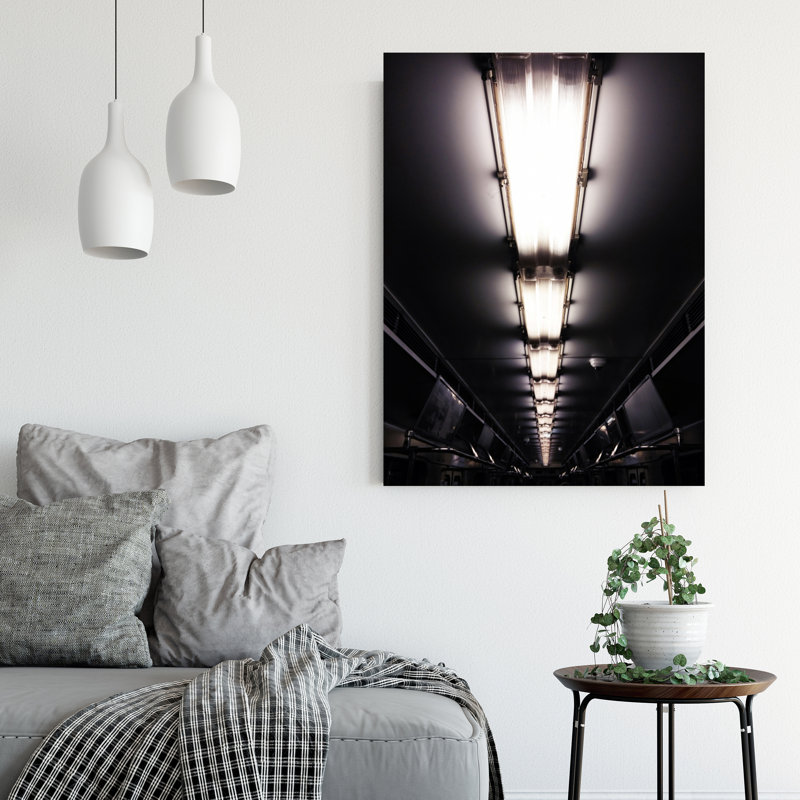 Light in a Train Graphic Art Print