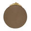 Large Round Wall Mirror With Gold Metal Frame, Circle Accent Mirror