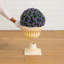 22 po Topiaire de boule artificielle résistante aux rayons UV dans un pot de fleurs décoratif (intérieur / extérieur)-1221866925