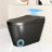 Smart Toilet With Built - In Bidet, Auto Seat Opening And Closing, Siphonic Jet For Clean Flush, Warm Water Drying, Multiple Washing Flushing Options Black Intelligent One Piece Function, Technology-129628782