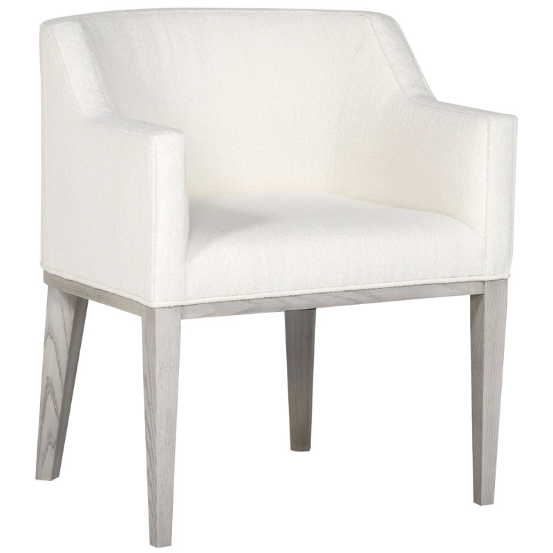 Chaise de salle à manger à dossier complet en mélange de polyester Cove