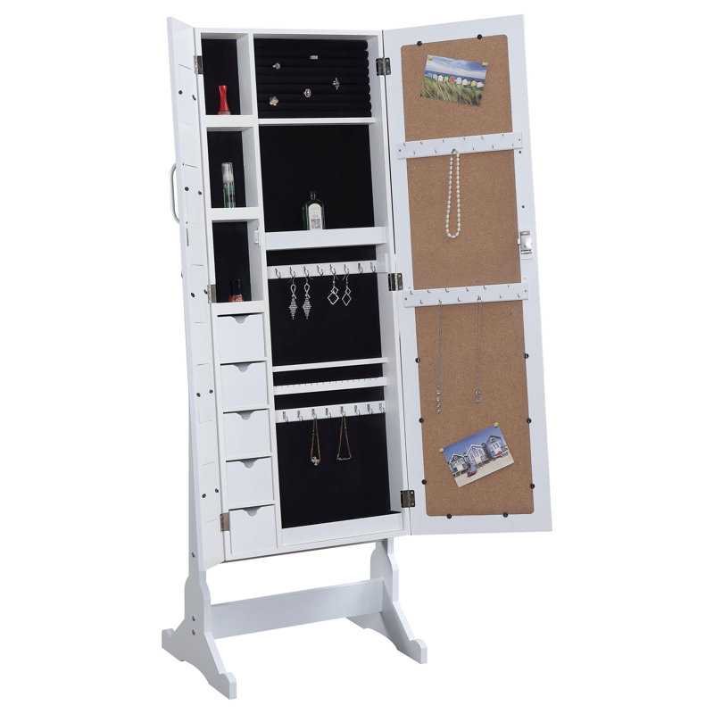 Armoire à bijoux avec miroir