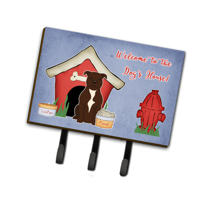 Garde-clef ou garde-clef pour terrier dog house staffordshire bull