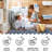 Machine Washable Area Rugs, Modern Geometric Area Rugs with Non-Slip Backing, Stain-Resistant Low Pile Carpet, Contemporary Accent Rugs for Living Room, Bedroom-1523133564