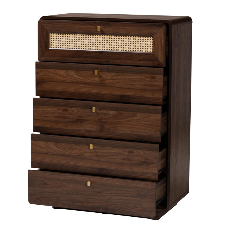 Commode 5 tiroirs Baxton Studio Jenibelle