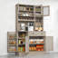 Armoire de rangement avec garde-manger Gracie Oaks-276672469