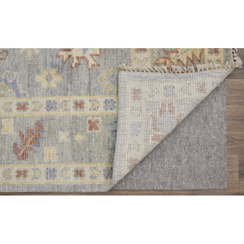 Fillmore Traditional Floral & Botanical, Blue/Taupe/Gray, 4' X 6' Accent Rug, Rectangle 12' x 15'