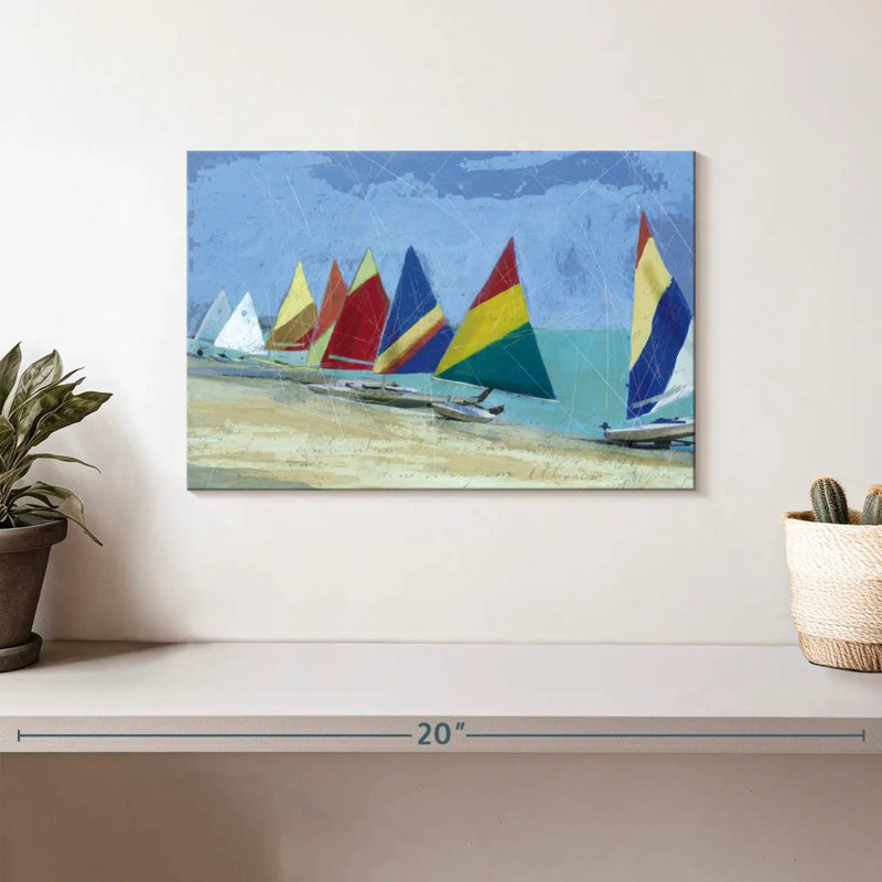 Sailboats Aletra, H 8 po x l 12 po