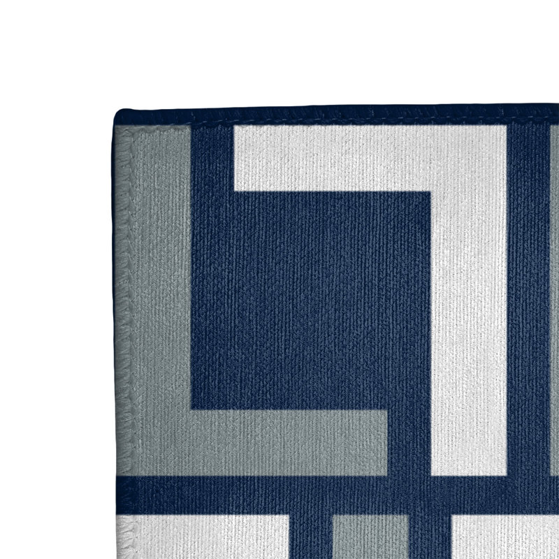 Geometric Indoor Rug, Rectangle 4' x 6'