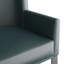 Bleu Leather Wingback Chair