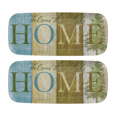 2-Piece Lake Home 15" Tray