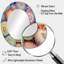 Magnifique miroir mural ovale orange-106855420