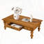 Table basse rectangulaire en bois avec tiroir de rangement-129315734