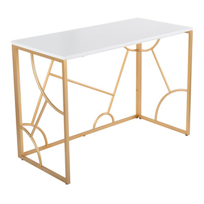 Bureau contemporain en métal et bois