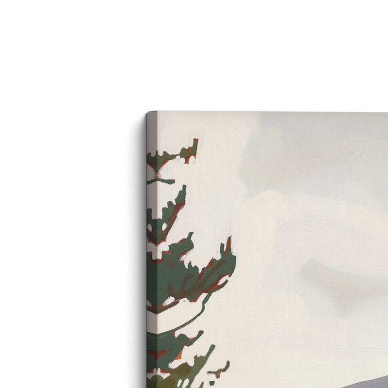 Mountain Rocks and Pines II, reproduction sur toile, Toile tendue, H 12 po x l 12 po x P 1,25 po