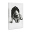 Bulldog, dessin sur toile par Cartissi-1246385421
