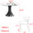Ancient style solid wood dining table set-110329319