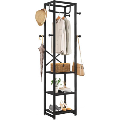 Freestanding 8 - Hook Coat Rack