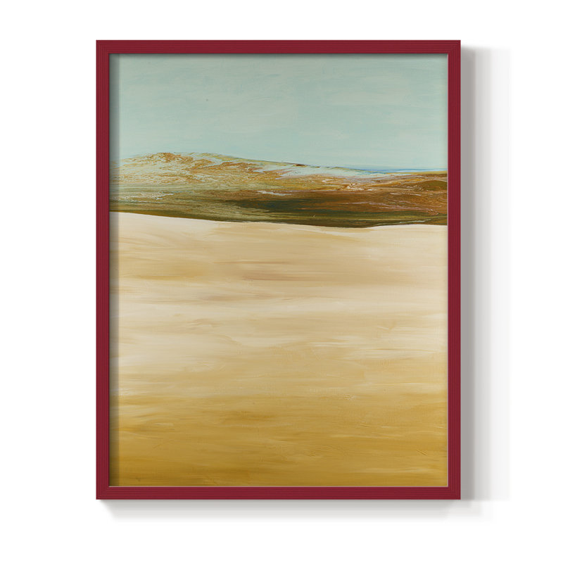 Reproduction encadrée de bois d'hier - Bois d'hier, Rouge, H 10 po x l 8 po