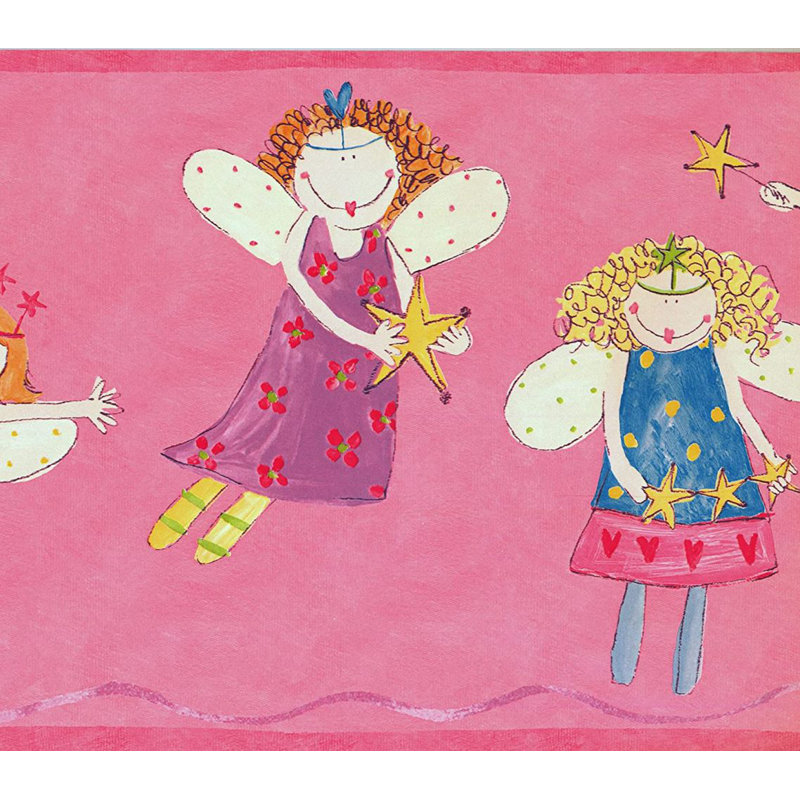 Papier peint Siljan, Rose/mauve