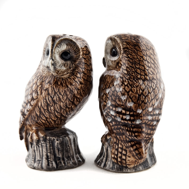 Quail Ceramics Tawny Owl Salt & Pepper Set - Thumbnail 5