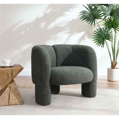 Chaise d'appoint en tweed