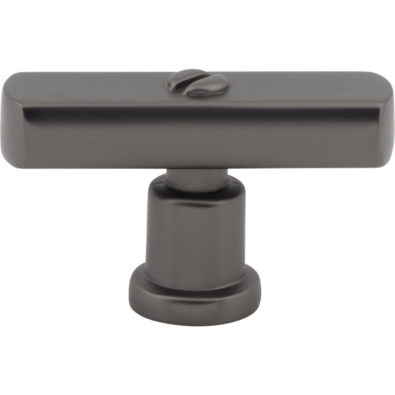 Everitt 4.44" Length Bar Knob, Slate