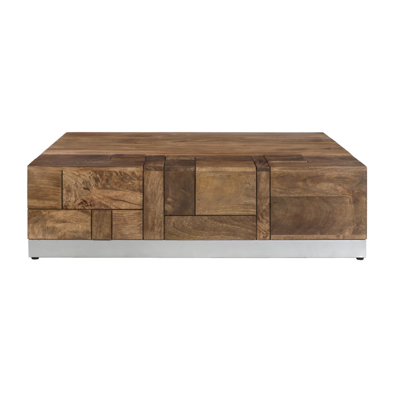Gerasimos Solid Wood Top Coffee Table