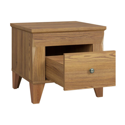 50cm W Composite Bedside Table