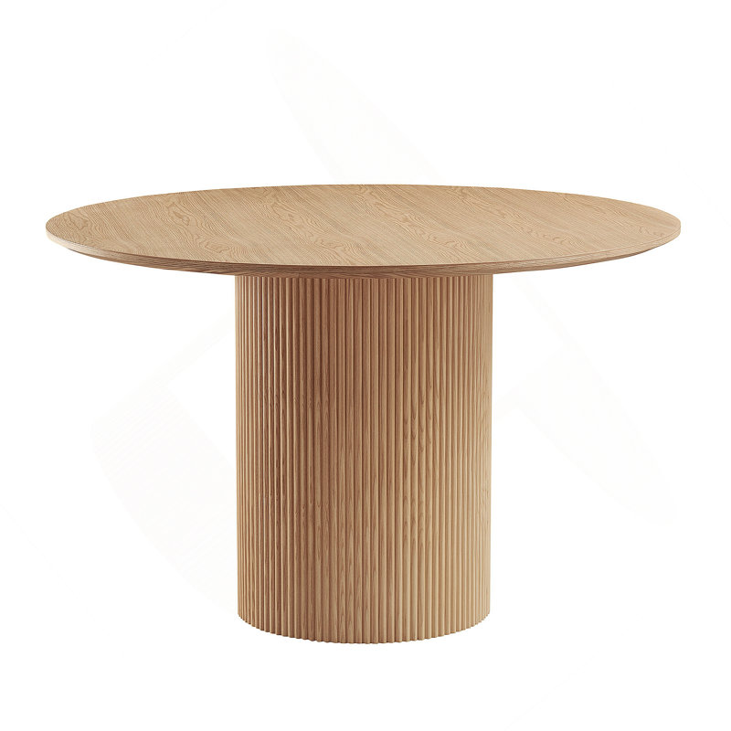Table de salle à manger 47,24 pouces en panneau de fibres à densité moyenne pour table de salle à manger