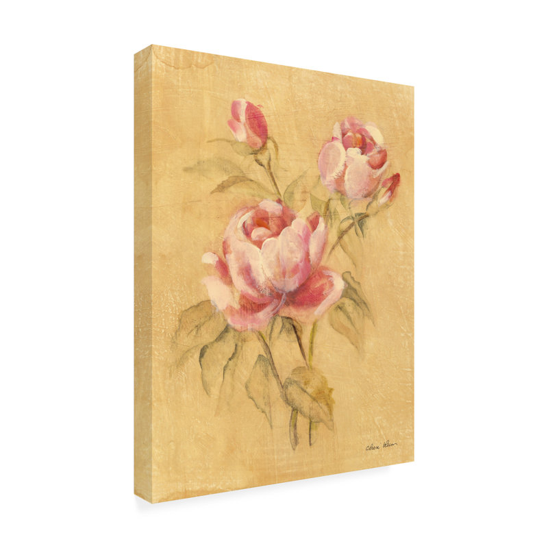  Art mural sur toile Cheri Blum Rose II, H 19 po x l 14 po