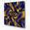 Art mural bleu op Op 9