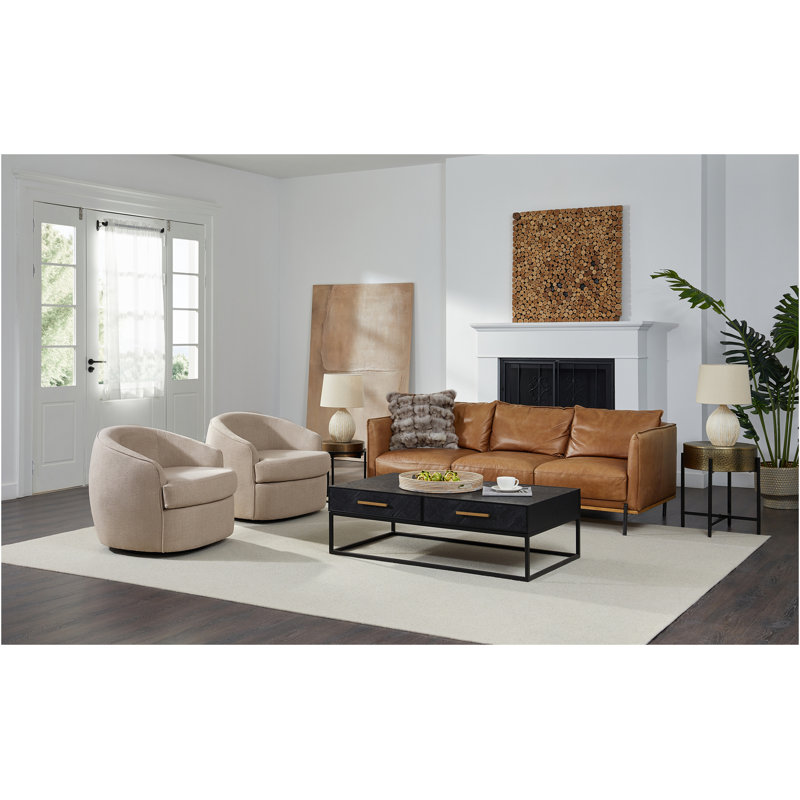 Chaise pivotante à 360 degrés, Tissu gris