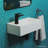 Voltaire Rectangular Ceramic Wall Hung Sink with Faucet Mount-118682192-101462132