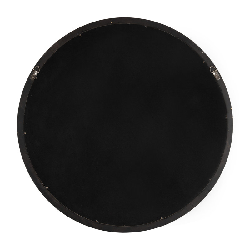Zoie Wood Mirror, 30" x 30", Gold