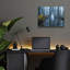  «A Touch of Yellow» par Martin Podt, art mural en verre acrylique, 16 po x 12 po