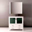 Meuble-lavabo de salle de bain 36 po X P 18,25 po D, dessus en céramique, ensemble de robinet et Miroir-1536476937