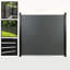 4ft High Aluminium Slatted Fence Kit with 50mm Slats - Modern Garden Fencing (Black & Anthracite Grey)-135422610-135422612-135422614