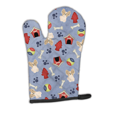 Caroline's Treasures Dog House Polyester Oven Mitt