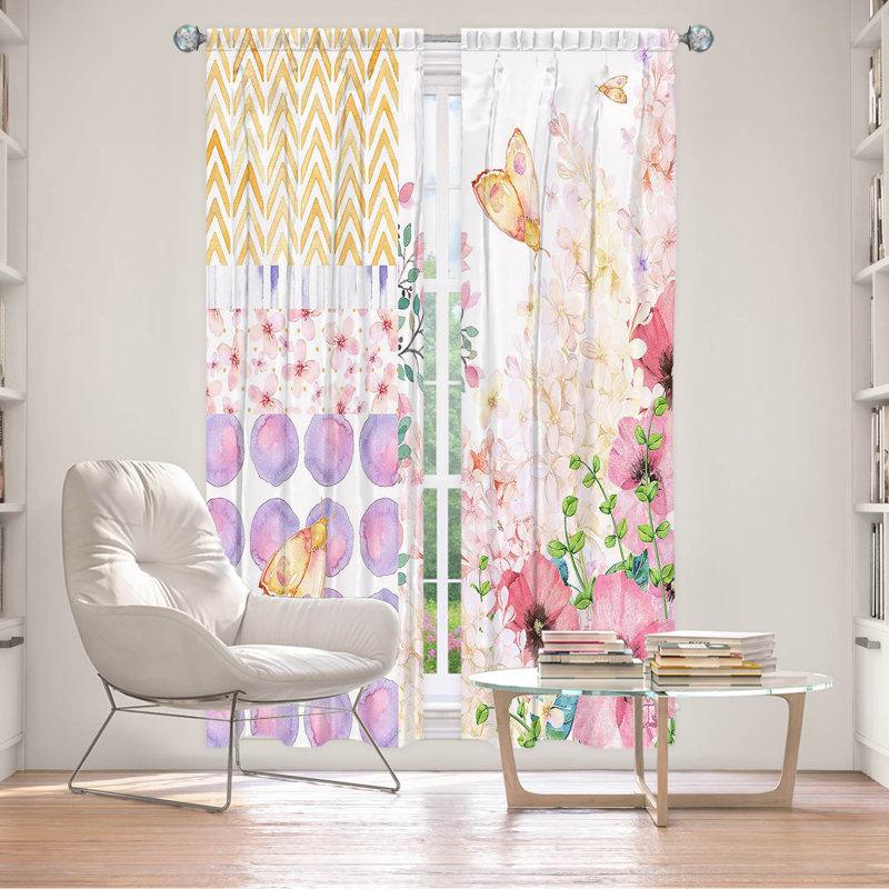 Paire de rideaux obscurcissant en polyester Margriete, L 20 po x L 52 po