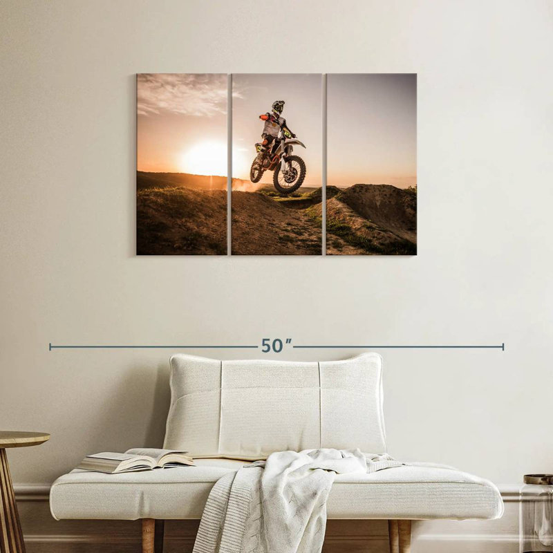 Dirt Bike Racer, H 24 po x l 38 po