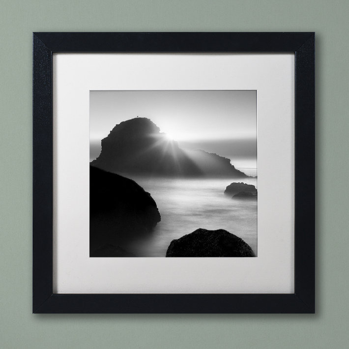 «Long Sunset at Indian Beach» par Moises Levy - reproduction de photo sur toile encadrée, H 18 po x l 18 po x P 0,75 po