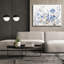 «Blue Boho Wildflowers» par Danhui Nai, art mural sur toile-456132935