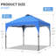 Abri de patio en acier 8 x 8 pi-117190679
