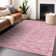 Premium Machine Washable Prisco Pink Rug