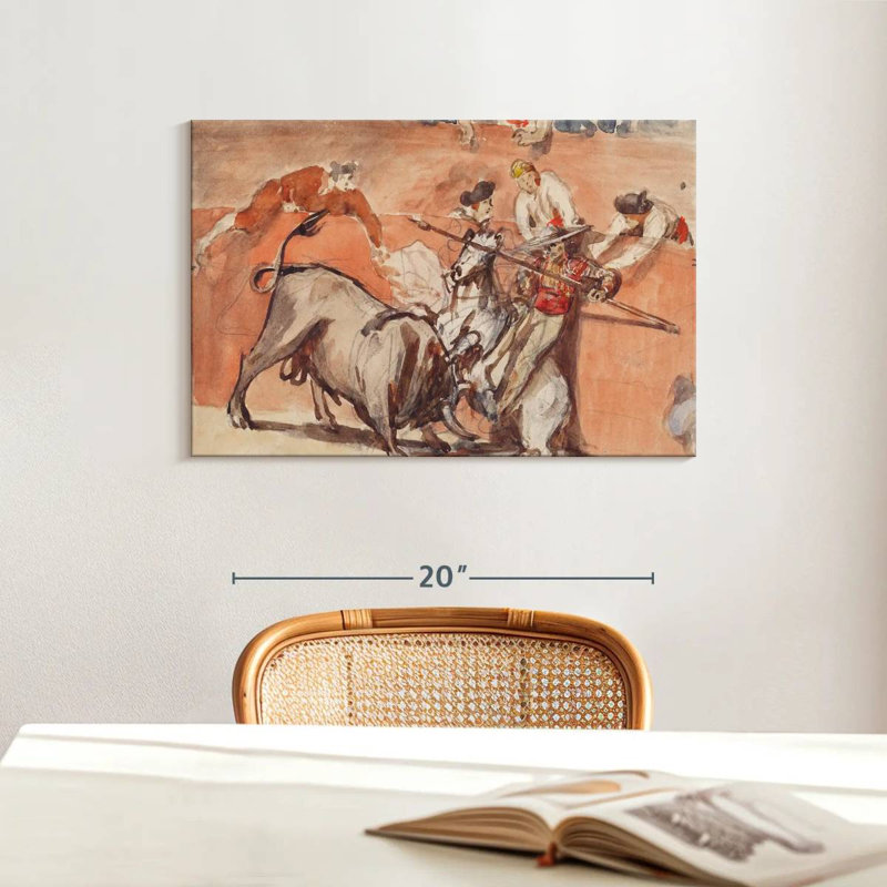 Corrida Brampt 1865, H 16 po x l 24 po