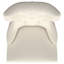 Ensemble de table de salle à manger à rallonge 126 pièces Florence beige-107170688-107170686