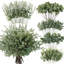 3.6 " H Faux Eucalyptus Branch
