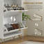 12 Pair Flip Down Shoe Storage